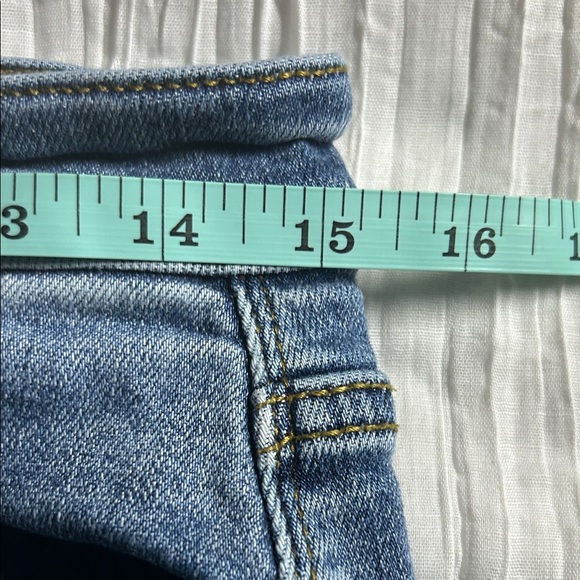 Judy Blue Women's Ripped Jean Shorts - Classic Blue - Picture 10 of 10